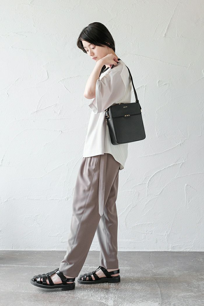 ショルダーバッグCULLNI - Square leather shoulder bag - ショルダー