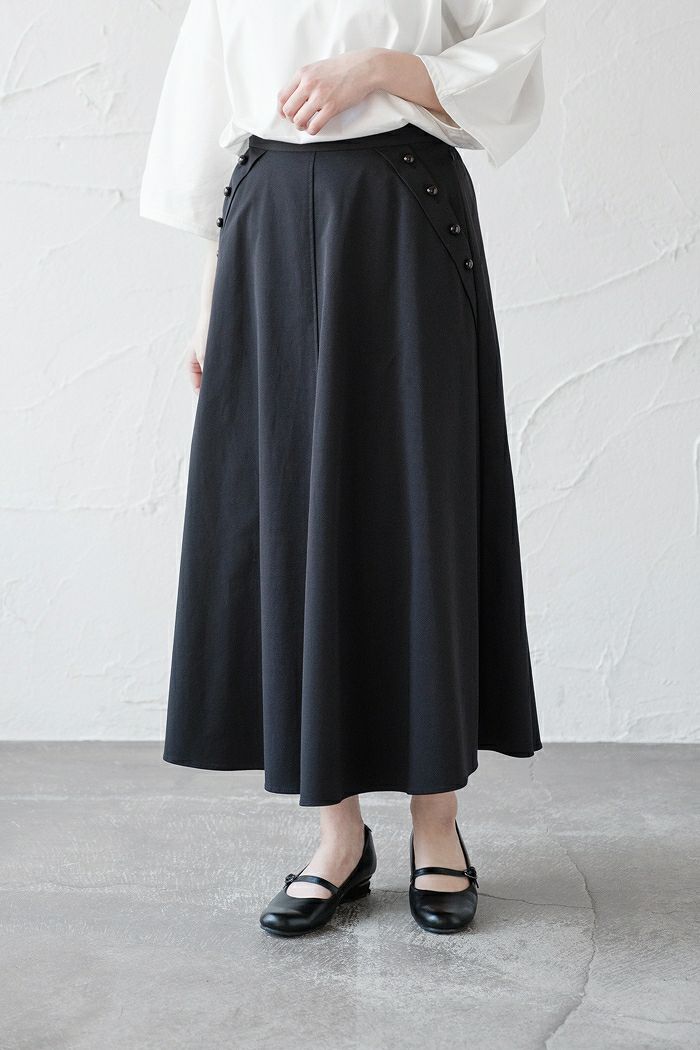 SONO NAVY ソーノネイビー <BR>ターンバックフラップレディドスカート(SS)
