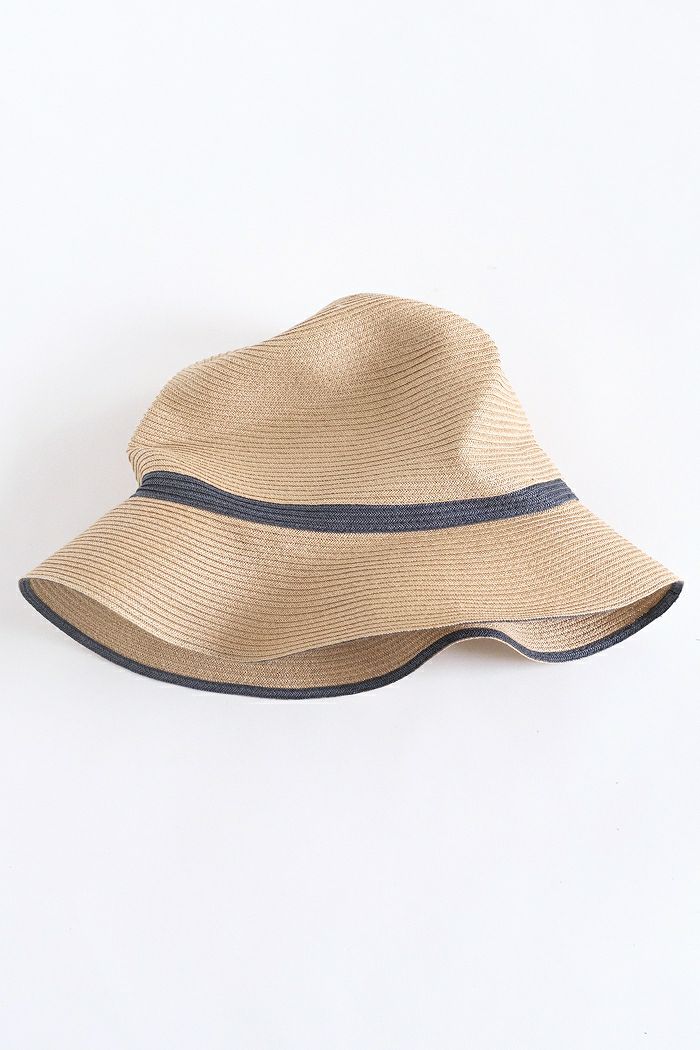 mature ha. マチュアーハ boxed hat 7cm brim - switch color line 