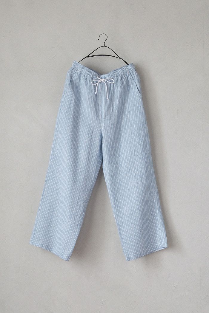 TISSU ティシュ <BR>フレンチリネンストレートパンツ(25SS)