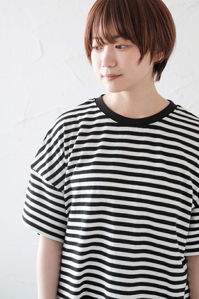 pot and tea ポットアンドティー フレア半袖Tシャツ(春夏
