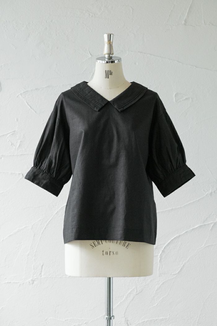 ROBE de PEAU ローブデポー <br>ブリリアントコットンリネンブラウス(23SS/NEW)