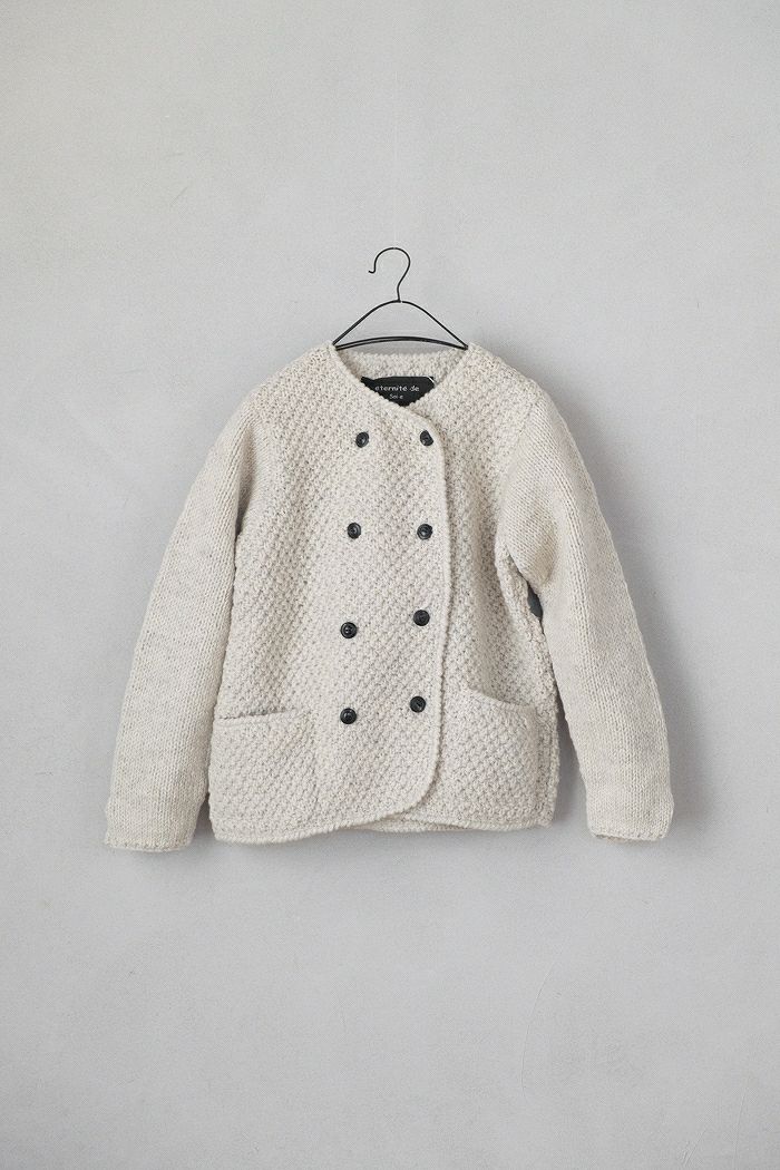 MAUVAISES HERBES モヴェズエルヴ ニットコンビプルオーバー(22AW