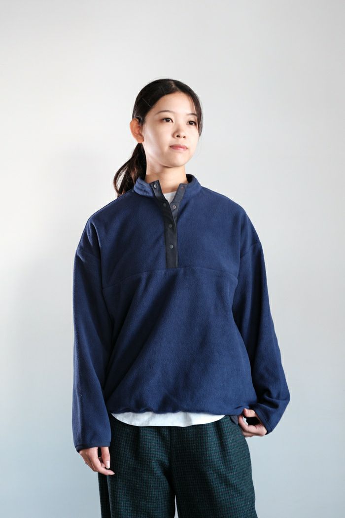 PAR ICI パーリッシィ <br>フリース スナッププルオーバー(23AW)