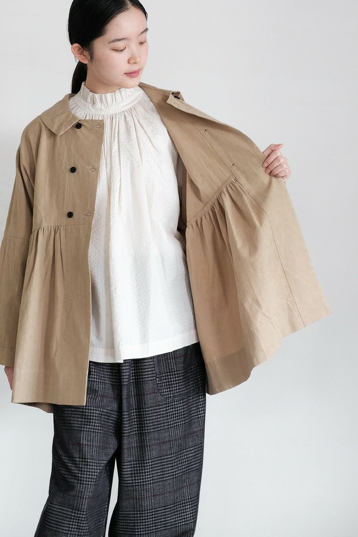 ✨美品✨マガリ オールドコットン ダブルボタン パントルジャケット 羽織り F 楽天市場】MAGALI マガリ オールド コットン ダブルボタン