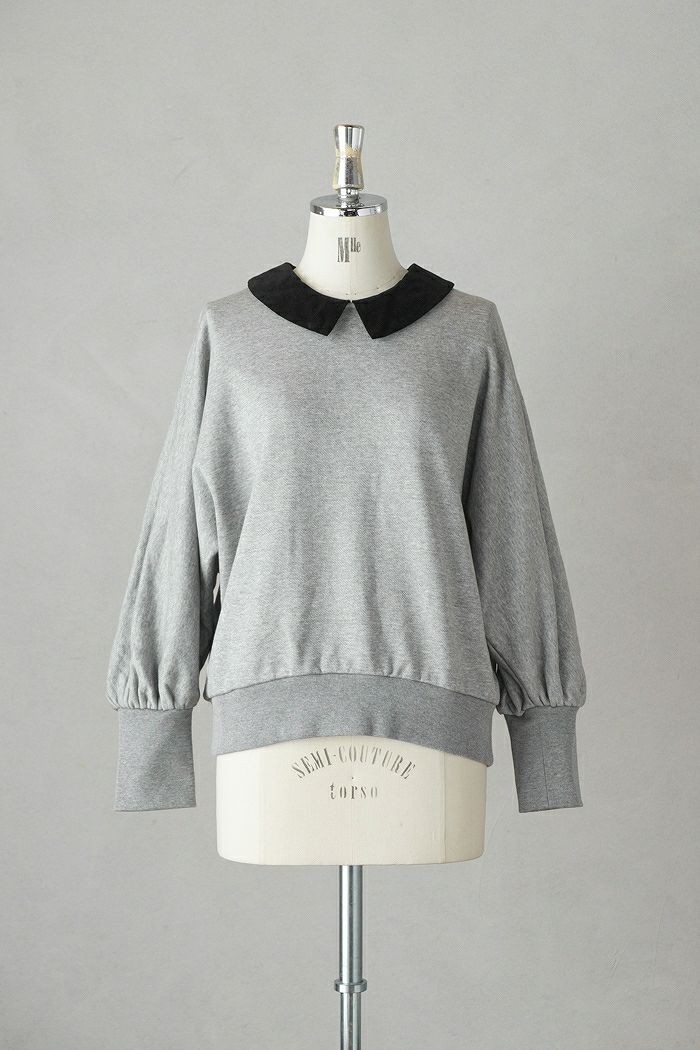MAGALI マガリ <br>コットンシルケット スエット プルオーバー(23AW)