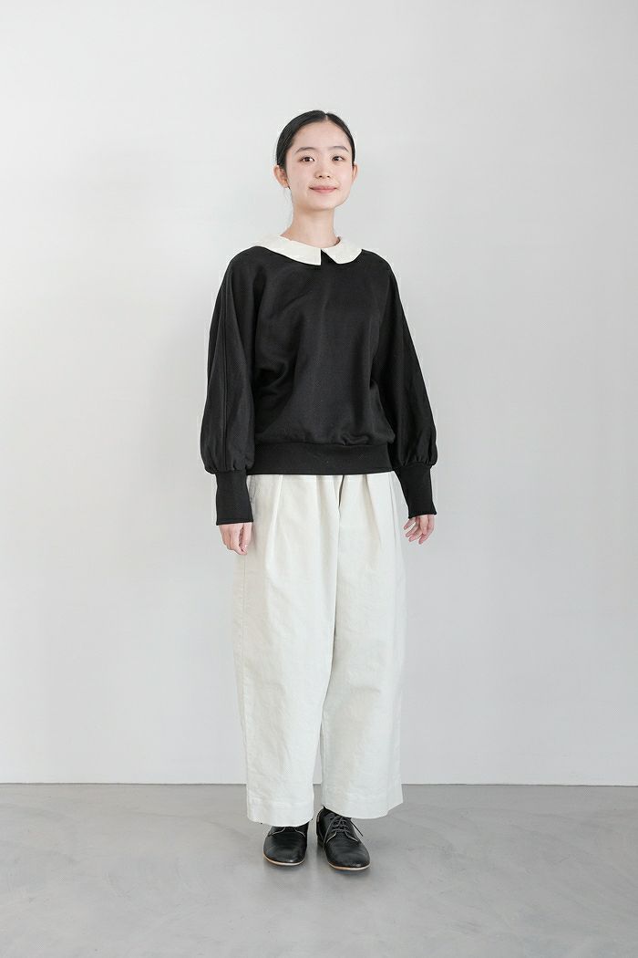 MAGALI マガリ コットンシルケット スエット プルオーバー(23AW