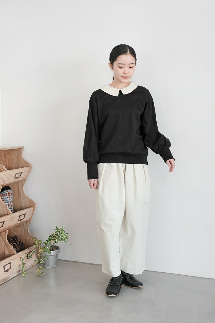 MAGALI マガリ コットンシルケット スエット プルオーバー(23AW