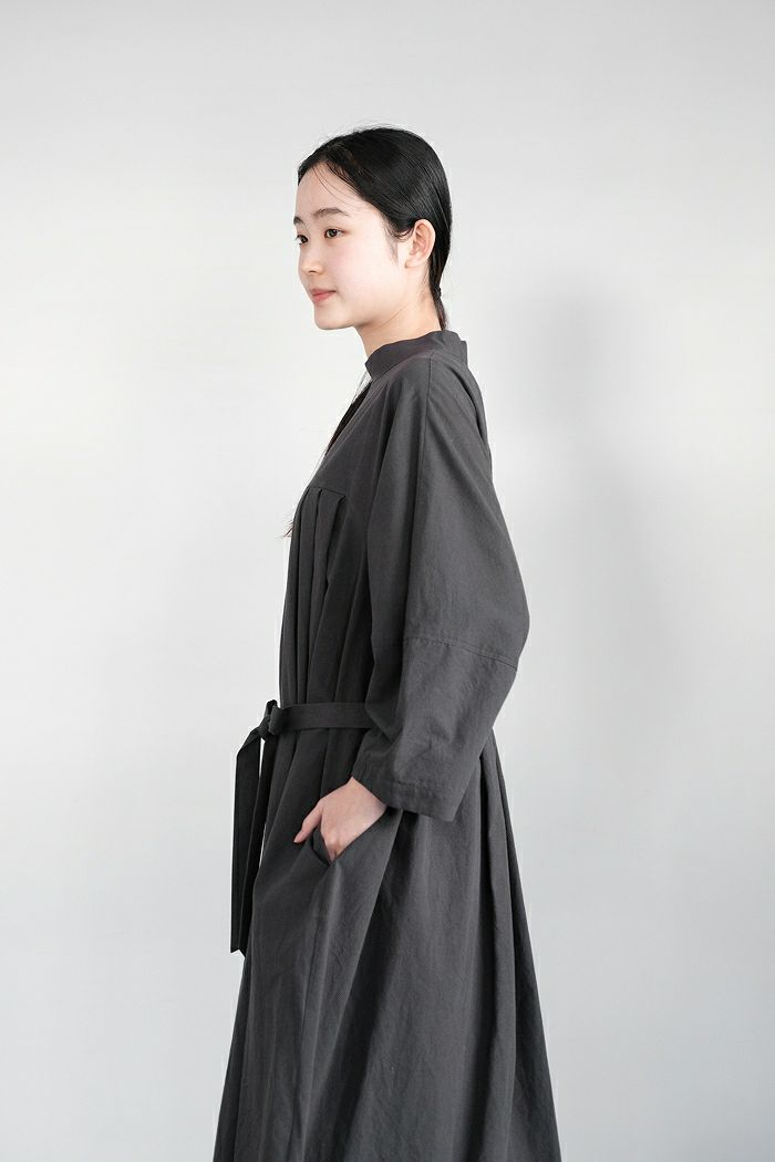 MAGALI マガリ オールドコットン ハイネックワンピース(23AW