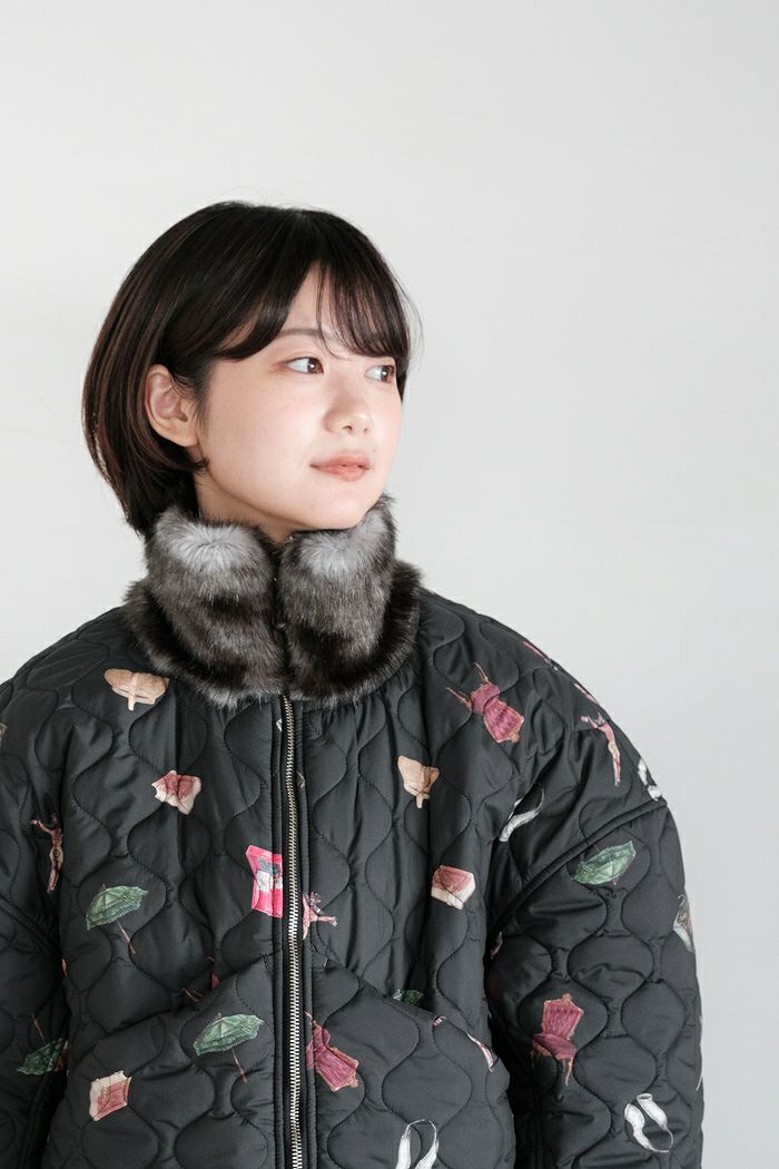 bedsidedrama ベッドサイドドラマ Barn Antique Quilting Blouson