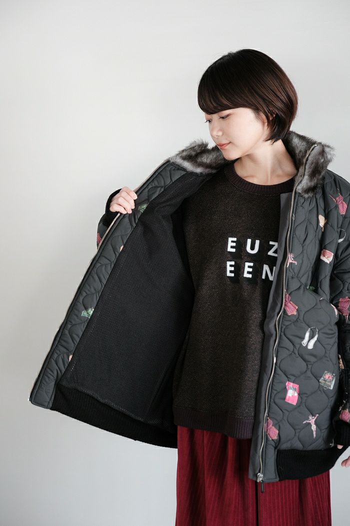 bedsidedrama ベッドサイドドラマ Barn Antique Quilting Blouson