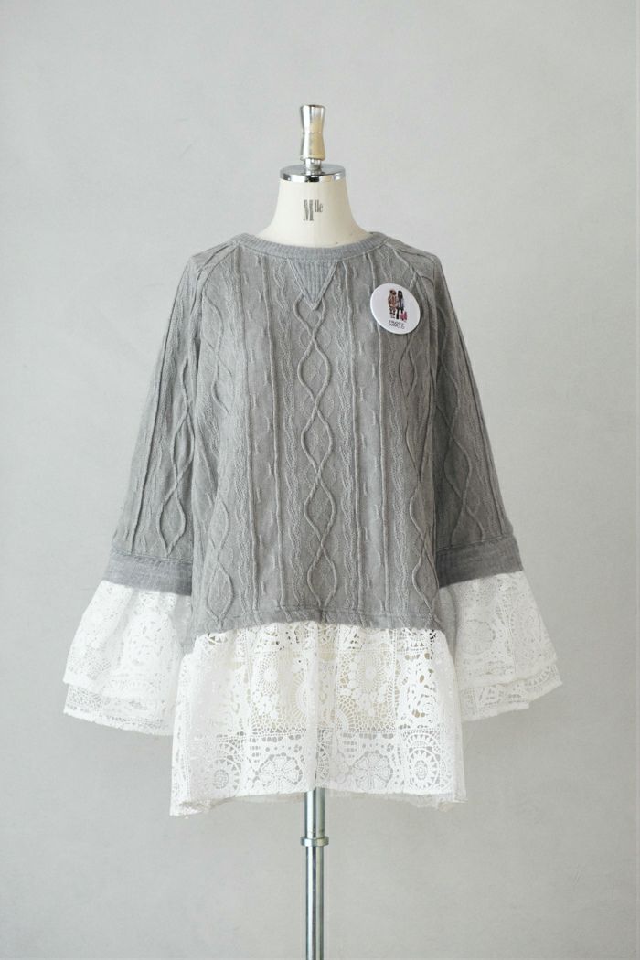 bedsidedrama ベッドサイドドラマ Layer Lace Pullover (23AW) | T.T.