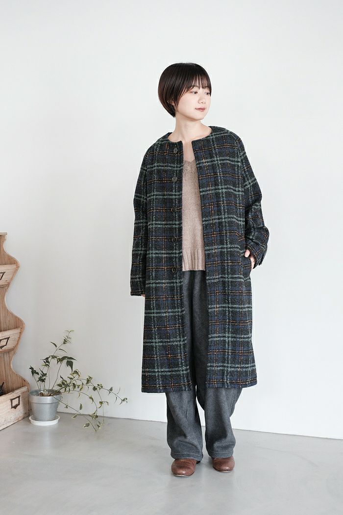 marble SUD マーブルシュッド ブークレチェック コート(23AW) | T.T.