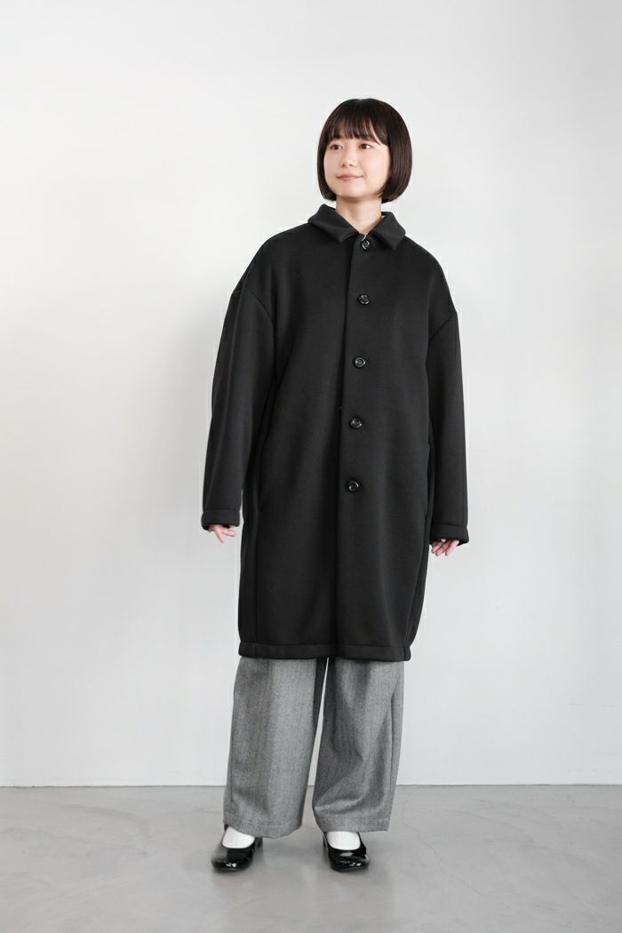 GALERIE TISSU ギャルリティシュ <br>ECO BLUEダンボール ステンカラーコート(23AW)