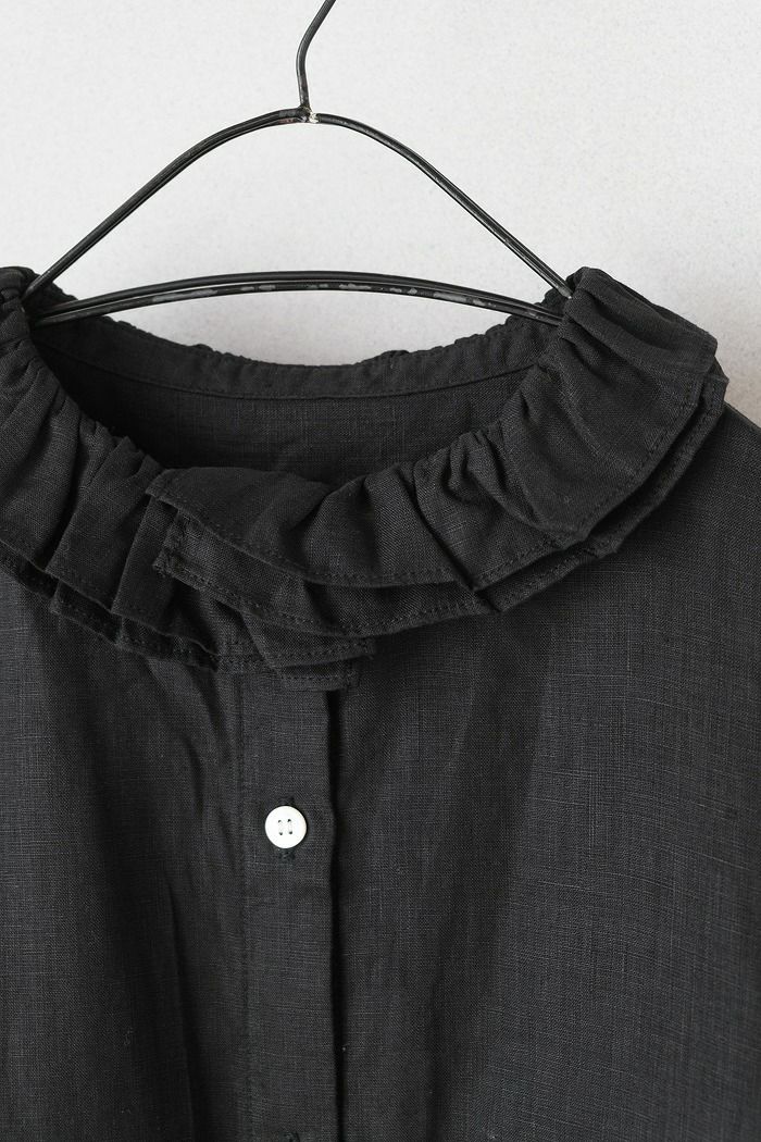 Gauze# ガーゼ ダブルフリルカラーアンティークワンピース(23AW) | T.T. GARRET