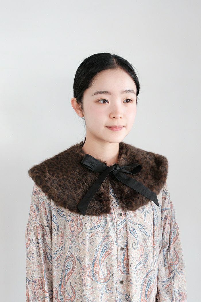 ROBE de PEAU ローブデポー <br>レオパードティペット(23AW)