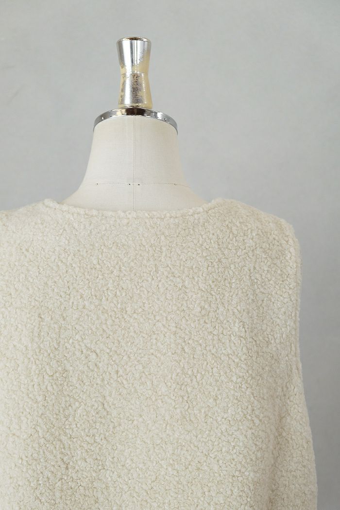 ROBE de PEAU ローブデポー ボアパイル2WAYジレ(23AW) | T.T. GARRET
