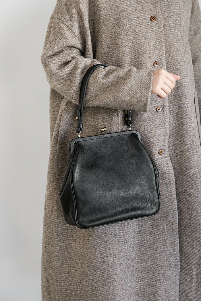 Yammart ヤマート plain gama hand bag-square (basic) | T.T. GARRET