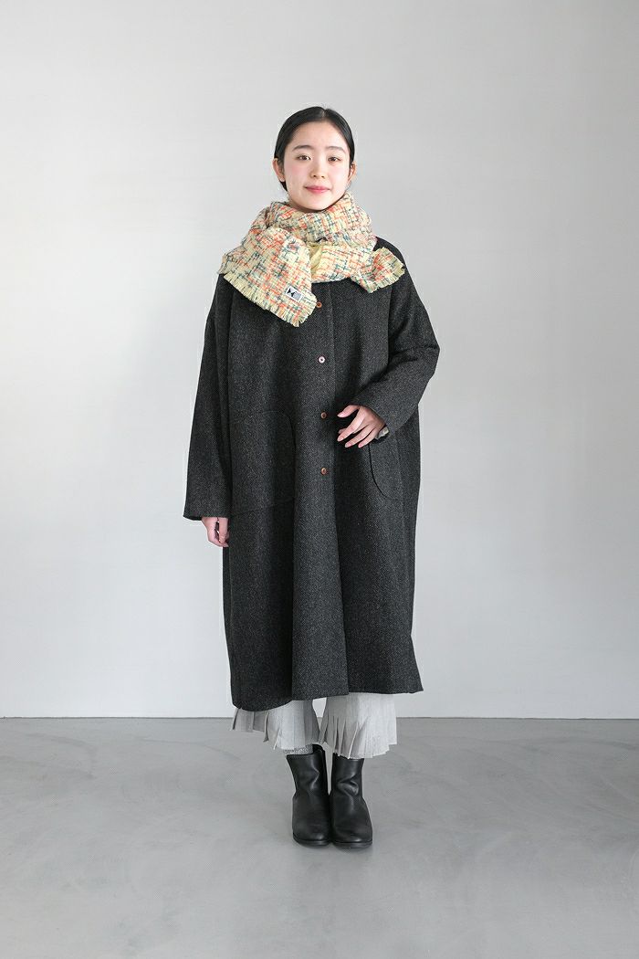 kijinokanosei キジノカノウセイ 1/4 scarf -VERKKO-(23AW) | T.T. GARRET