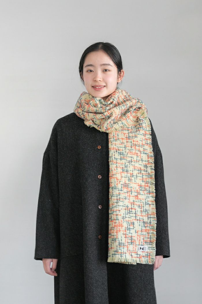 kijinokanosei キジノカノウセイ 1/4 scarf -VERKKO-(23AW) | T.T. GARRET