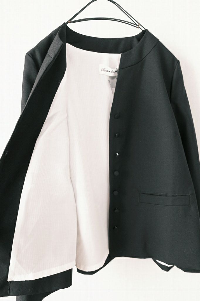 Porter des boutons ポルテデブトン 3/60強撚クロスバックフレア