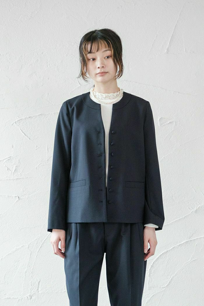 Porter des boutons ポルテデブトン バックフレアジャケット