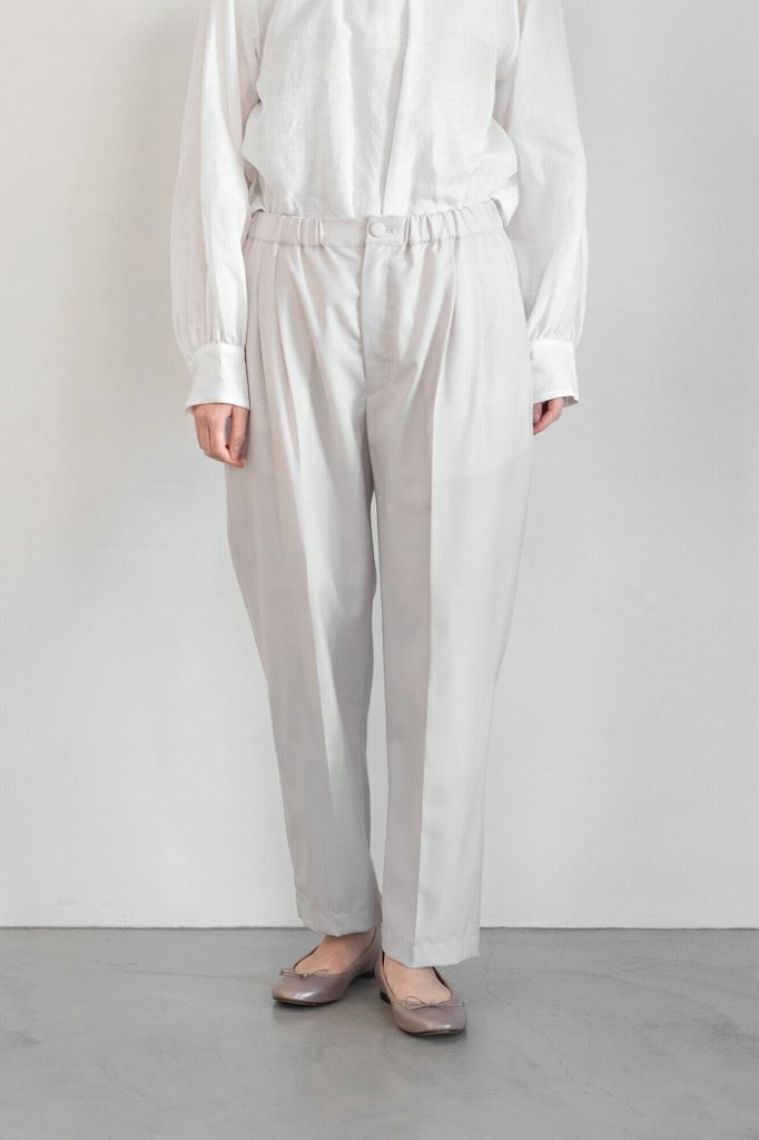 Porter des boutons ポルテデブトン <br>3/60強撚クロスパンツ(24SS/basic)