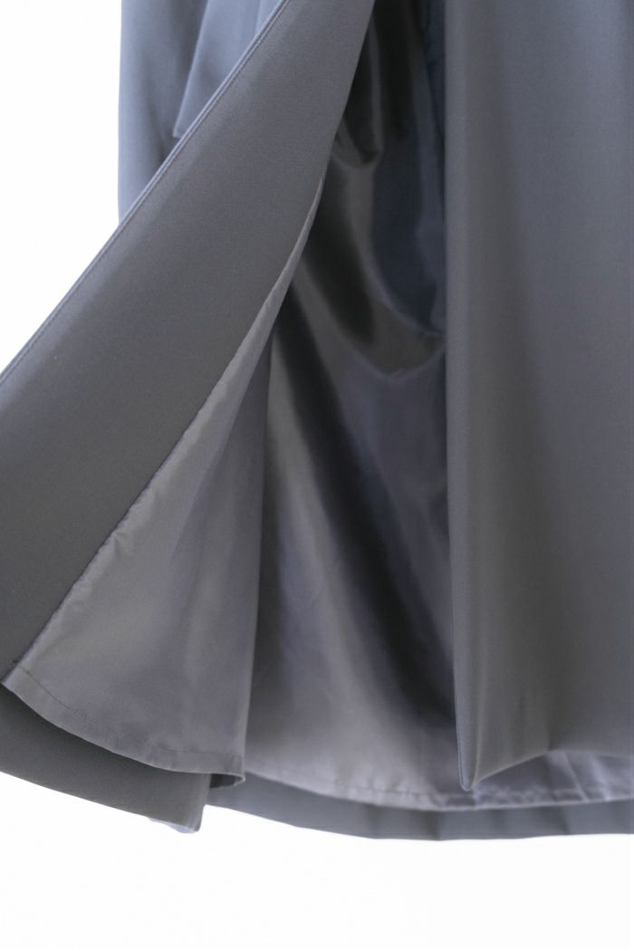 SONO NAVY ソーノネイビー 防しわダブルクロス バックフリルロングジレ