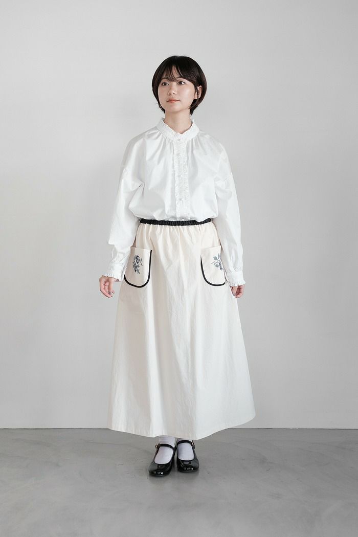 pot and tea ポットアンドティー クロスステッチスカート(通年) | T.T.