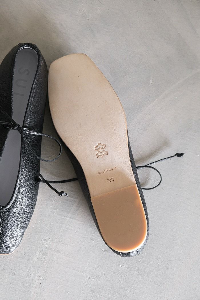 SUI LACE UP BALLET【BLK】 北欧、暮らしの道具店 SUI LACE UP BALLET【BLK】 北欧、暮らしの道具店