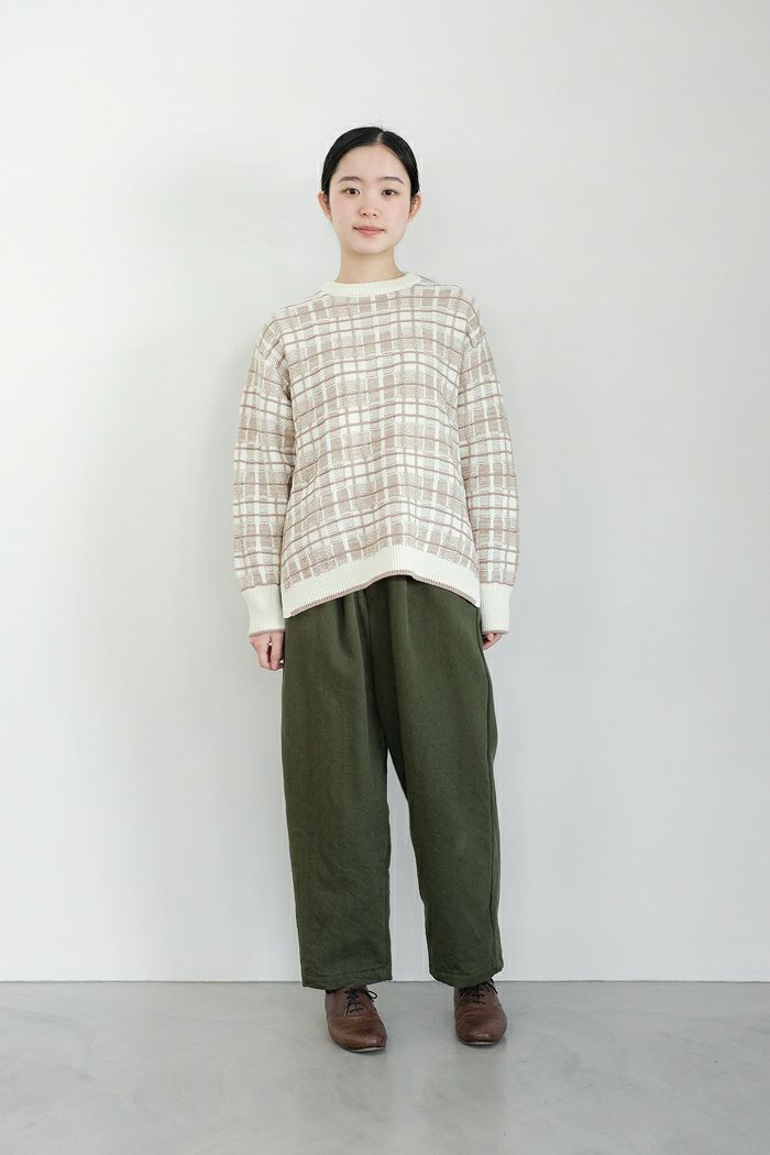 bedsidedrama ベッドサイドドラマ Erode Knit Wide Pants (23AW