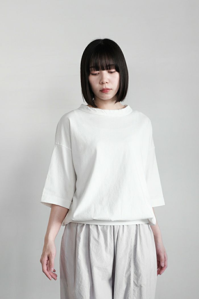 FIRMUM フィルマム <br>強撚コットンヘビー天竺 タックインT(24SS)