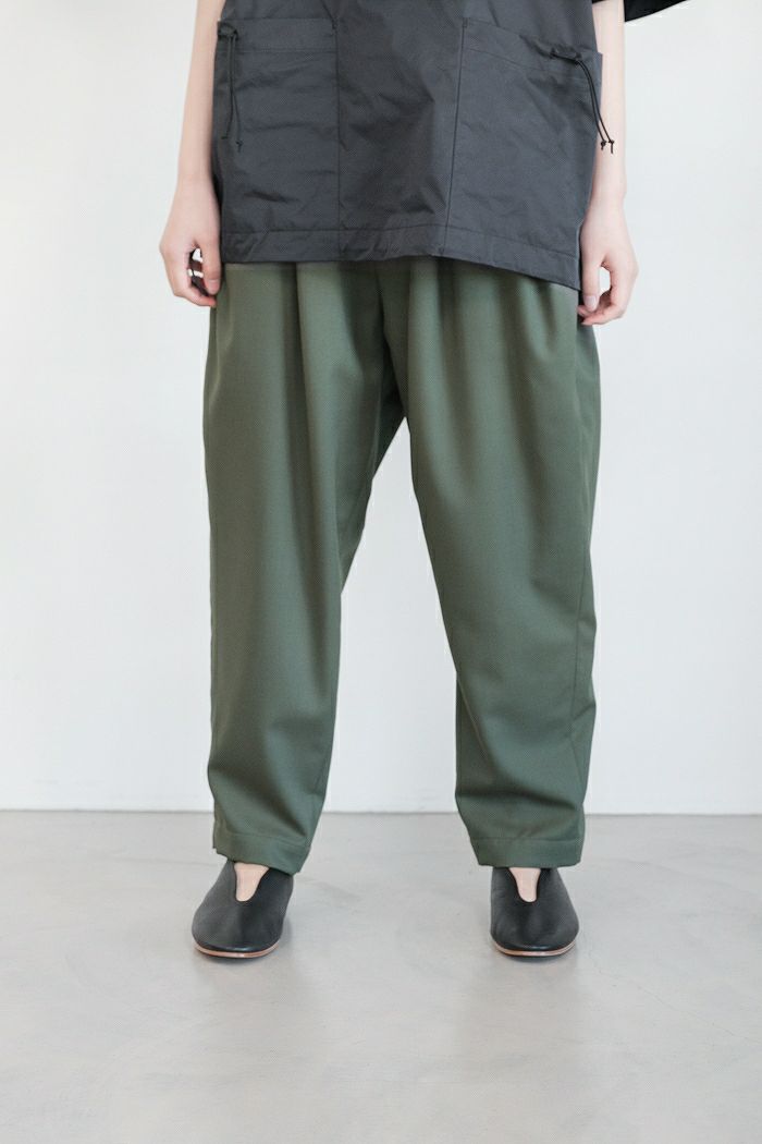Dulcamara ドゥルカマラ よそいきオーバータックパンツ(24SS
