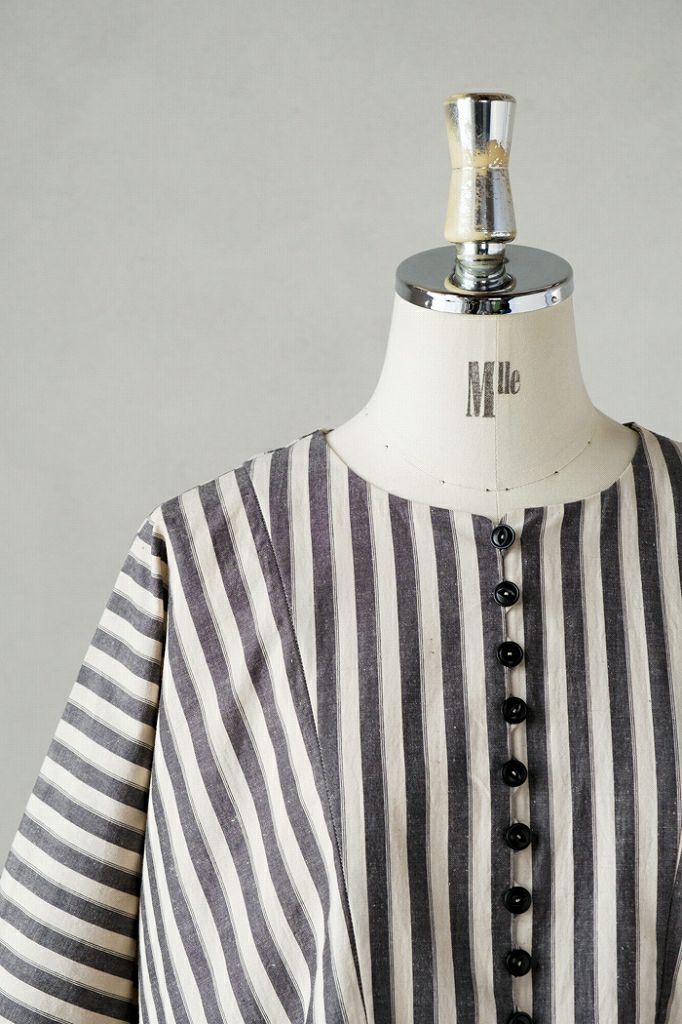 MAGALI マガリ ウォッシュドコットンリネンアンティークブラウス(24SS