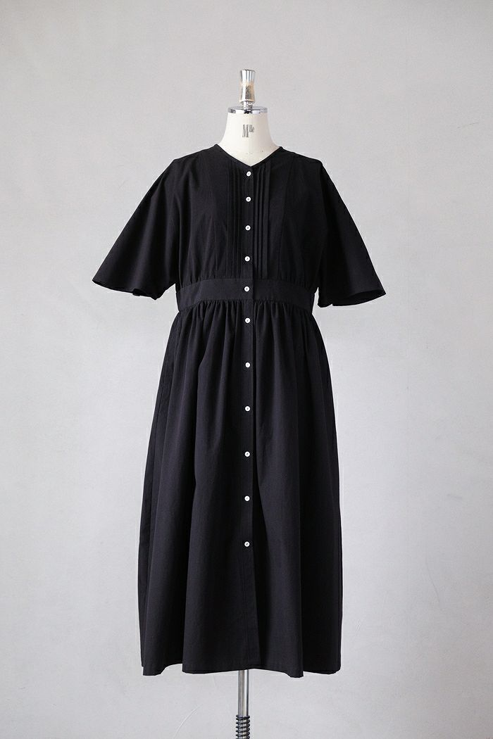 MAGALI マガリ <br>リンクルコットンピンタックワンピース(24SS)