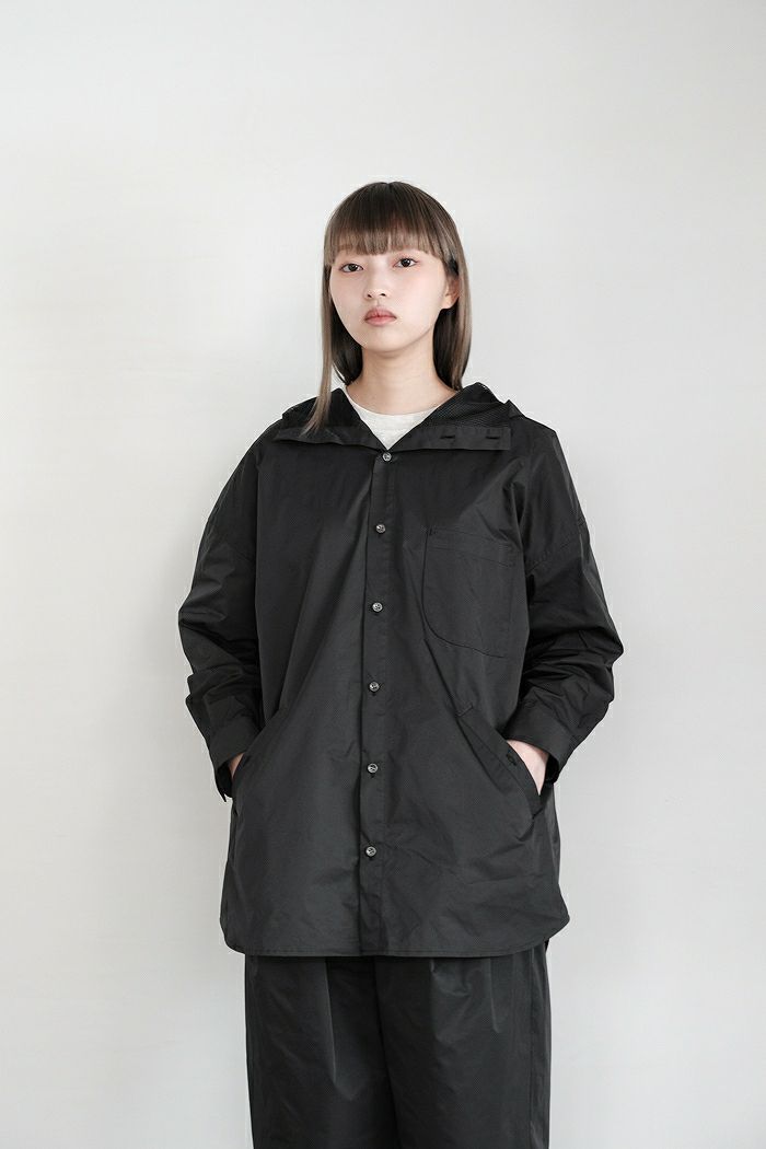 Dulcamara ドゥルカマラ メモリーツイルシャツパーカー(24SS