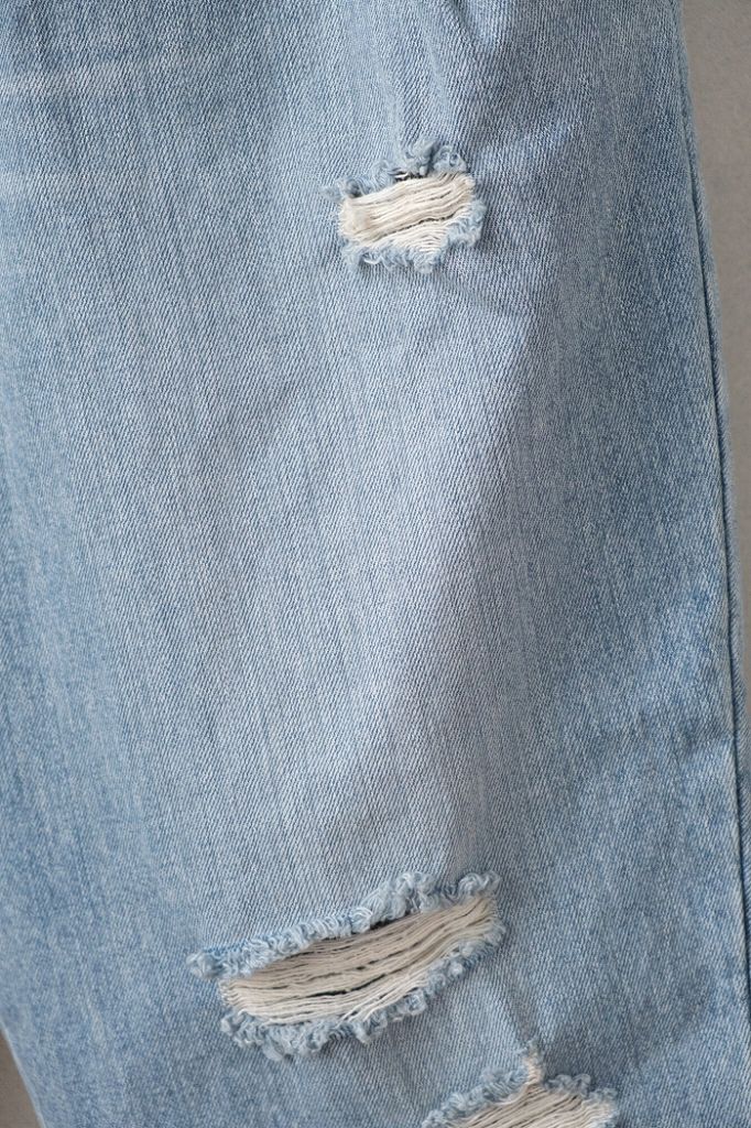 Dulcamara ドゥルカマラ ダメージデニムオーバータックパンツ(24SS