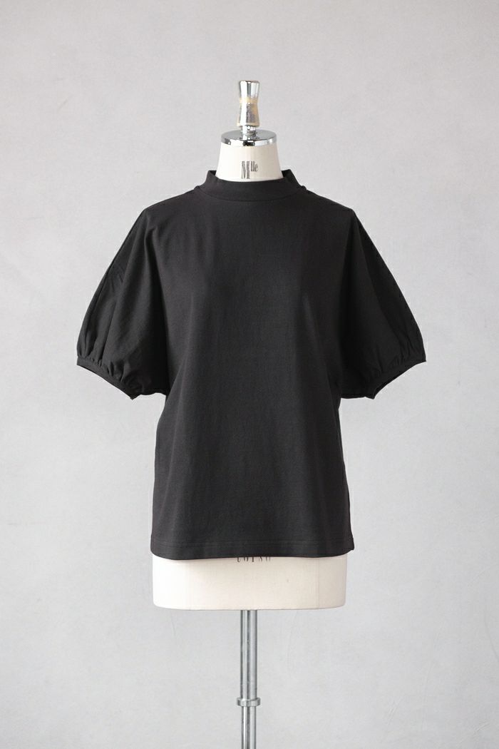 MAGALI マガリ コットン天竺ギャザースリーブカットソー(24SS