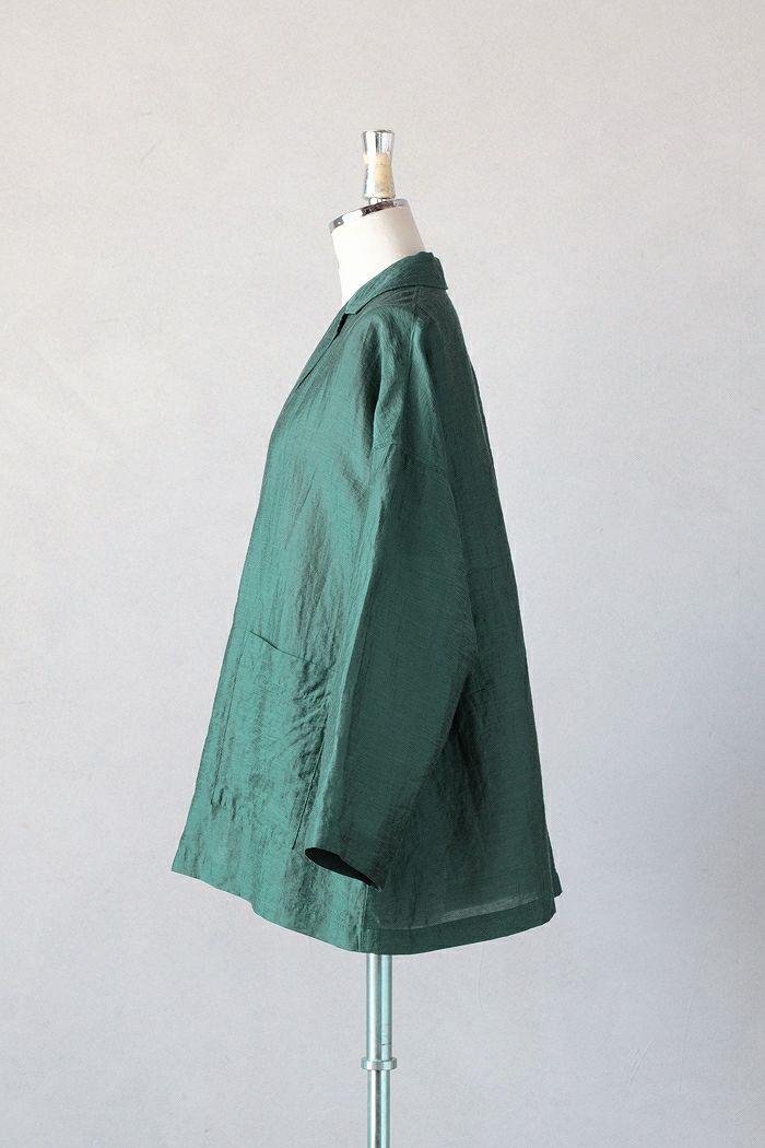 yuni ユニ リネン レーヨン ナイロン haori ジャケット(24SS