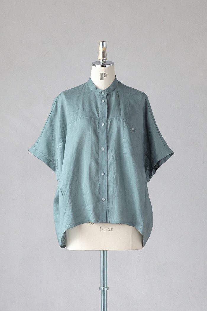 bedsidedrama ベッドサイドドラマ Checked China shirt (23SS) | T.T. 