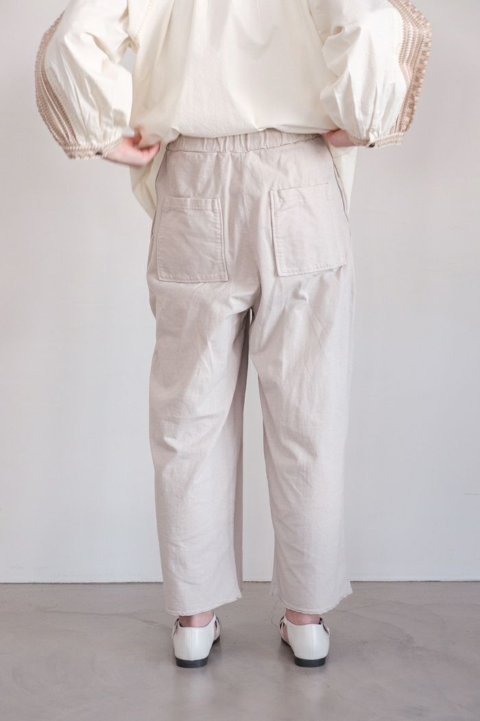 ARTE POVERA アルテポーヴェラ ムライト天竺 ギャザーワイドパンツ