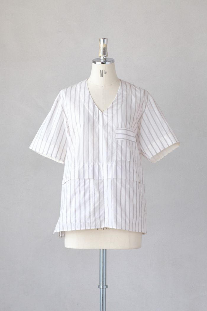 Handwerker ハンドベーカー <br>shirtvest -ストライプ- (24SS)