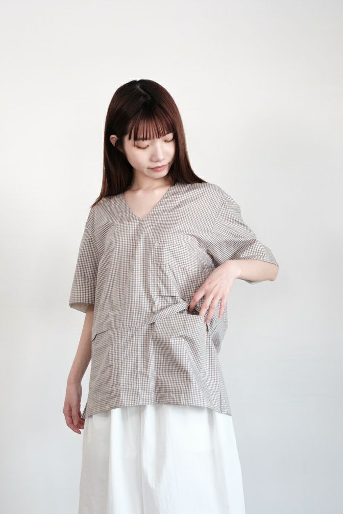 Handwerker ハンドベーカー <br>shirtvest -チェック- (24SS)