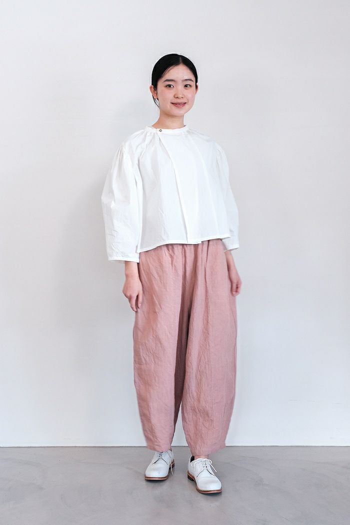 Gauze# ガーゼ ソレイユリネンチャーリーパンツ(24SS) | T.T. GARRET