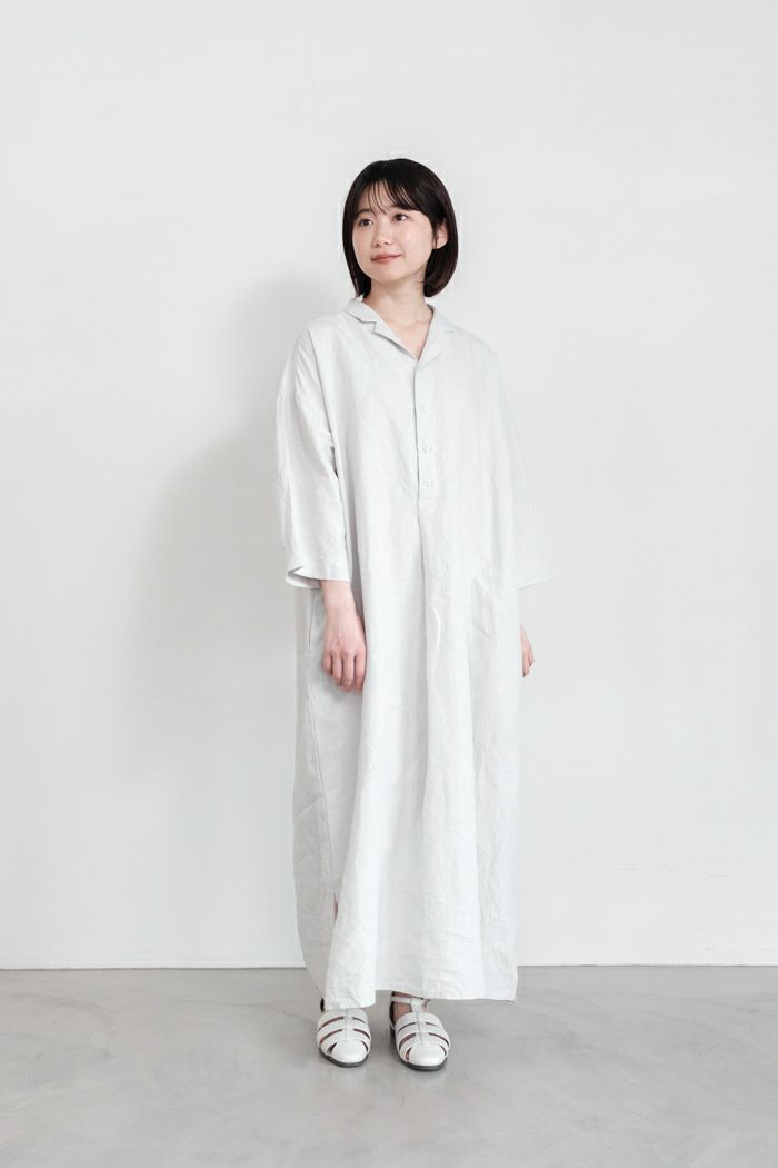 ROBE de PEAU ローブデポー フライフロントワンピース(24SS) | T.T. GARRET