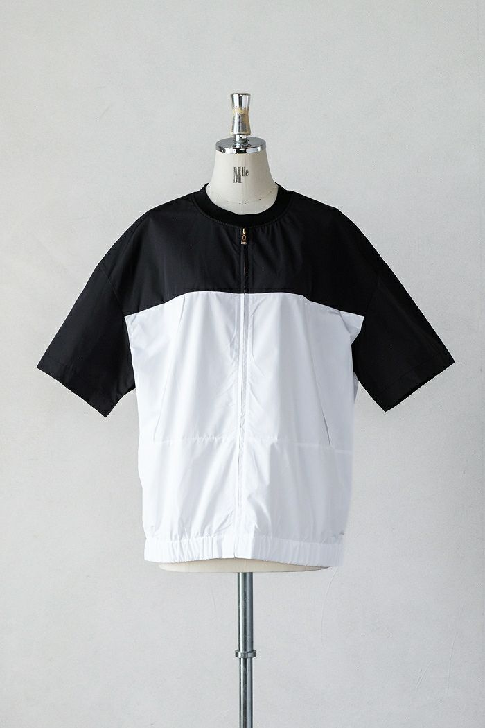 CULLNI クルニ <br>High Count Poplin Bi Color Pullover(24SS)