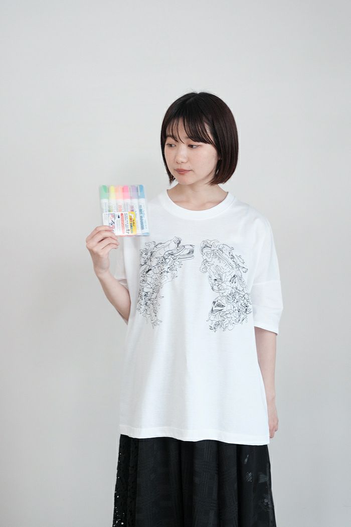 STOF ストフ <br>UTAGE Coloring Big Tee (24SS)