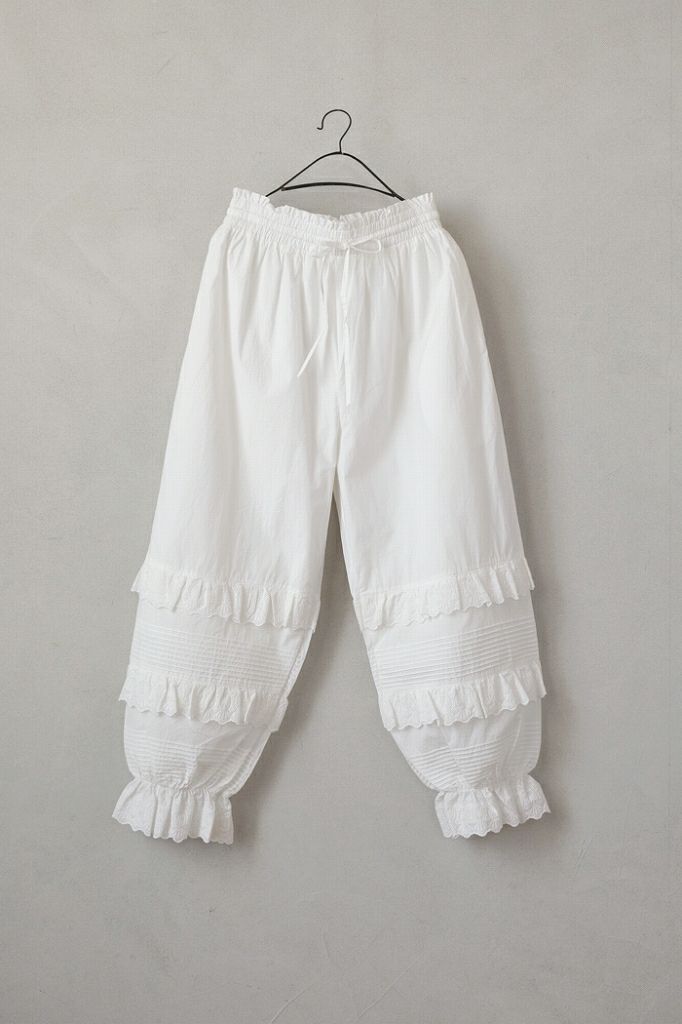 bedsidedrama ベッドサイドドラマ Erode Knit Wide Pants (23AW