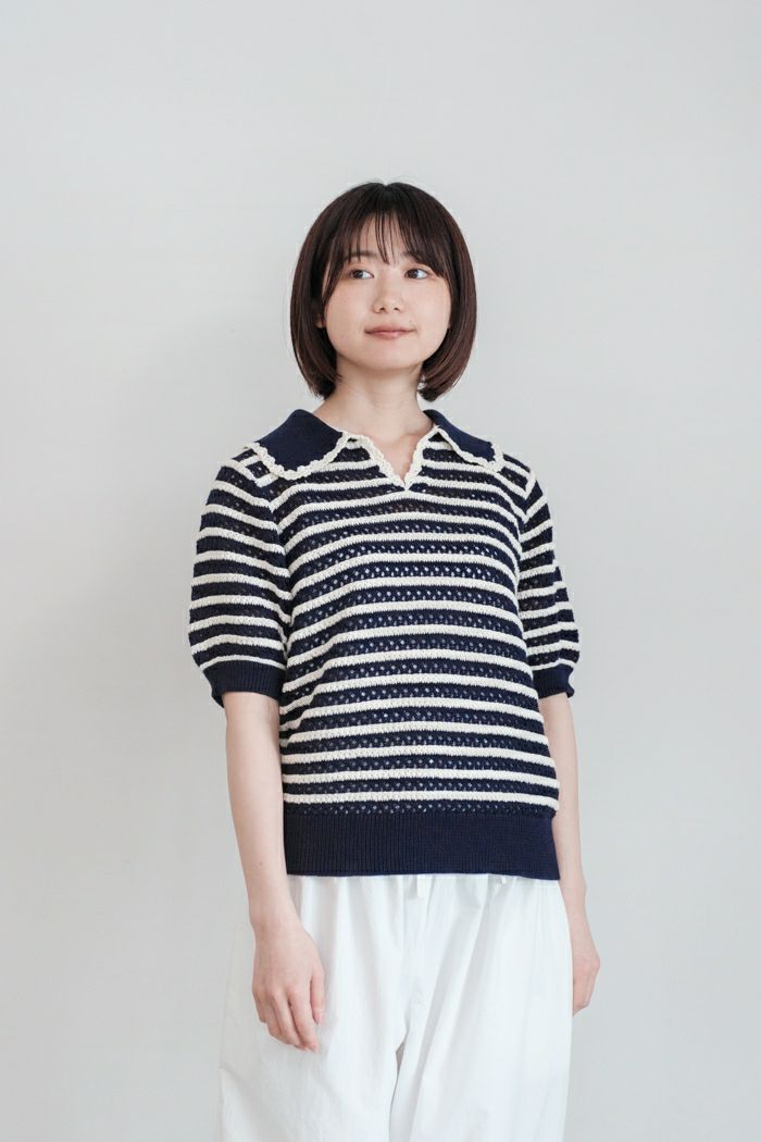 kijinokanosei キジノカノウセイ tuck blouse -sakuranbo-(24SS 