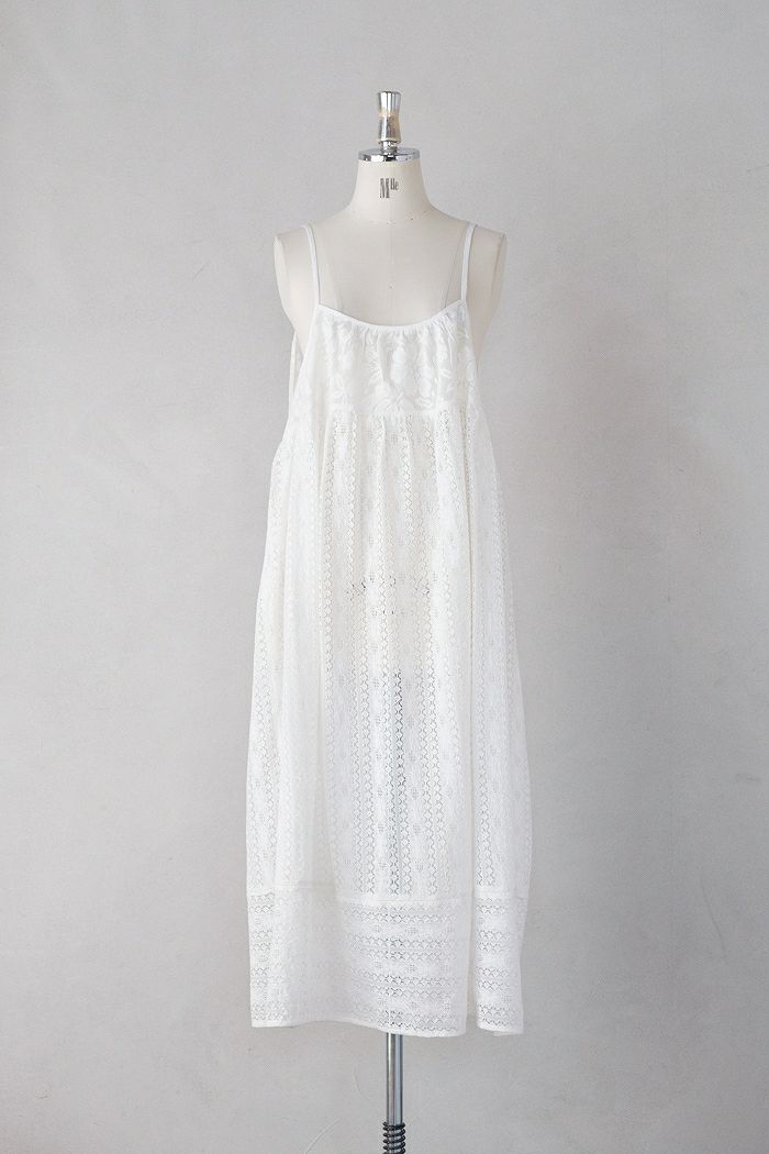 yuni ユニ パッチワークレースキャミワンピース(24SS) | T.T. GARRET